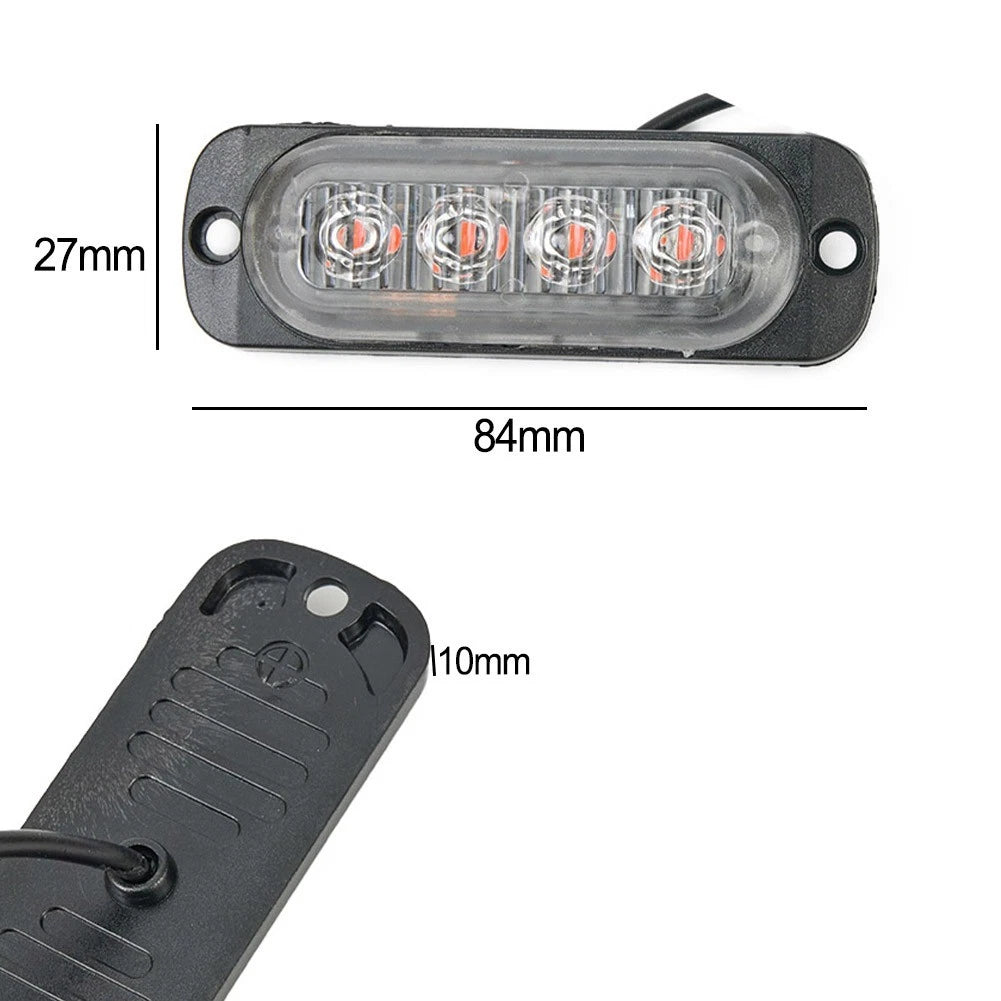 4X LED Working Light Replacement Kit for Car (12V-24V)