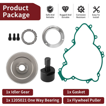 Flywheel Puller & One Way Bearing Kit for Polaris Ranger XP Crew 900 1000 (2014–2019)