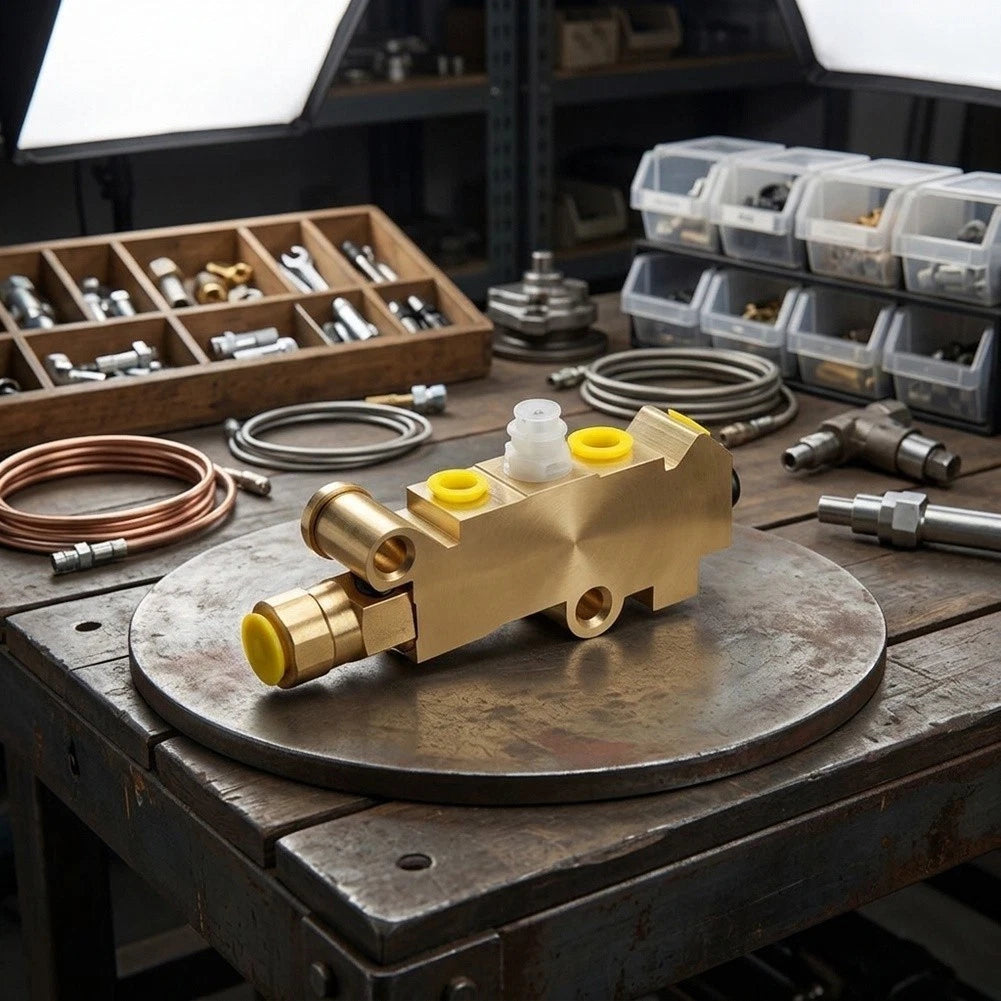 Brass PV4 Proportioning Valve for Performance Cars (Disc Brakes)