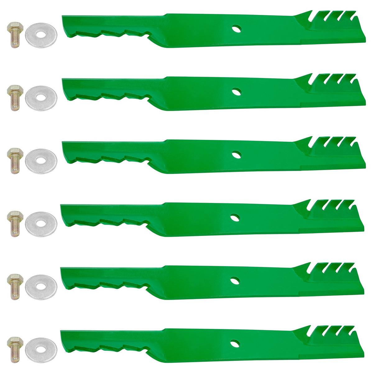 Deck Blade with Bolt Replacement for Hustler 60 Inch Deck (2000–2024)