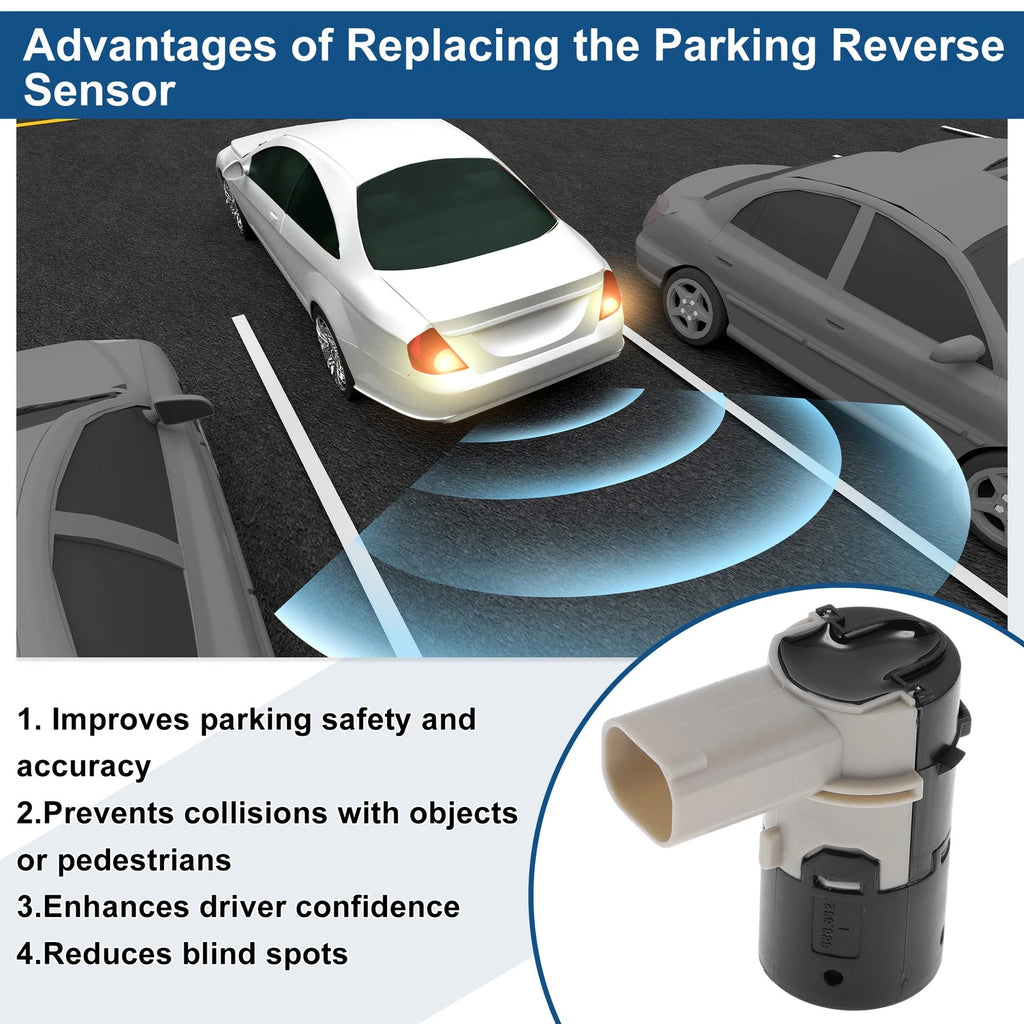 Reverse Backup Parking Sensor for Citroen C4 Coupe (2004–2011) No.9652965177