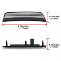 2X Clear Amber LED Front Side Marker Lights for Jeep Grand Cherokee (2021–2025)