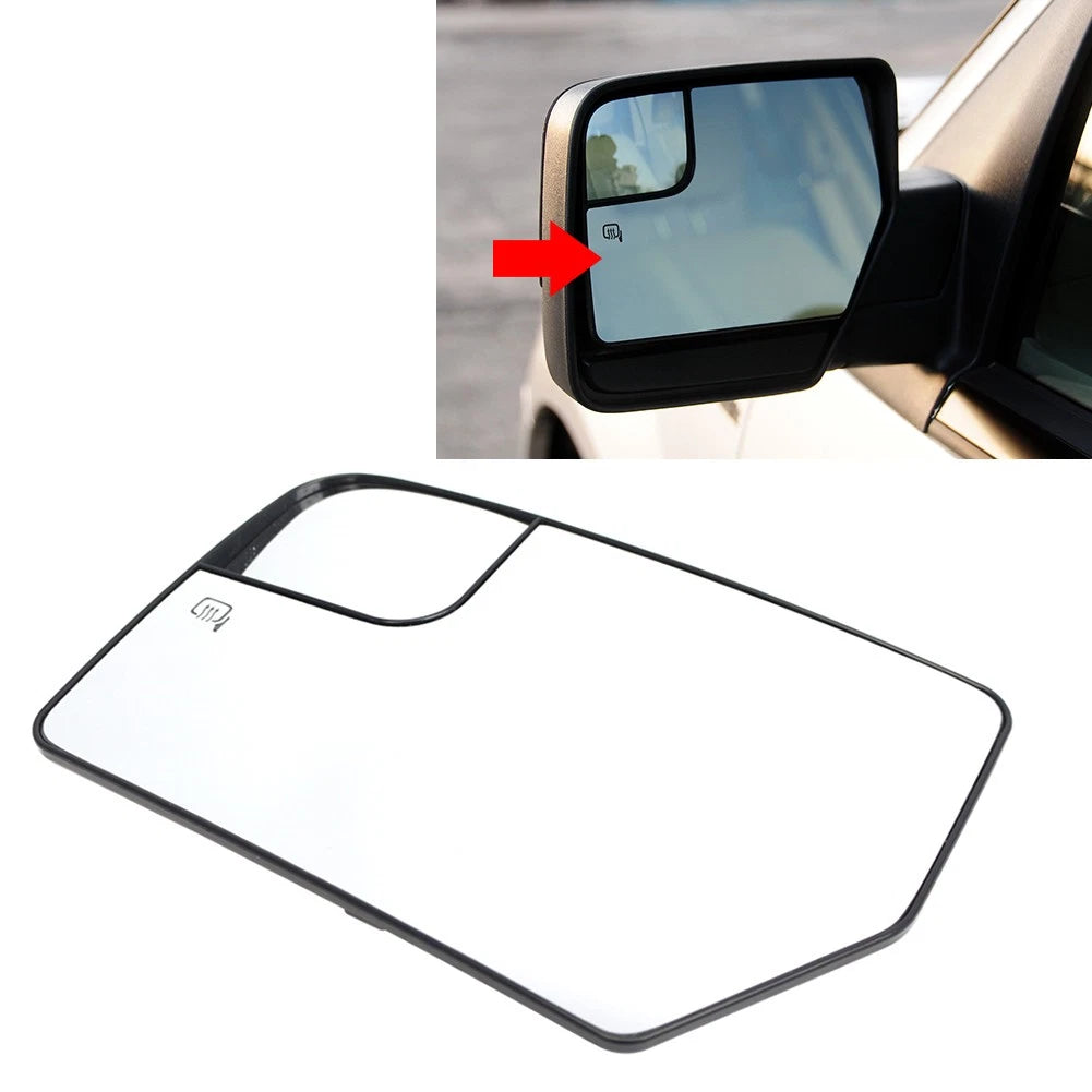 Heated Left Side Mirror Glass with Spotter for Ford Expedition (2012–2017) CL1Z17K707C