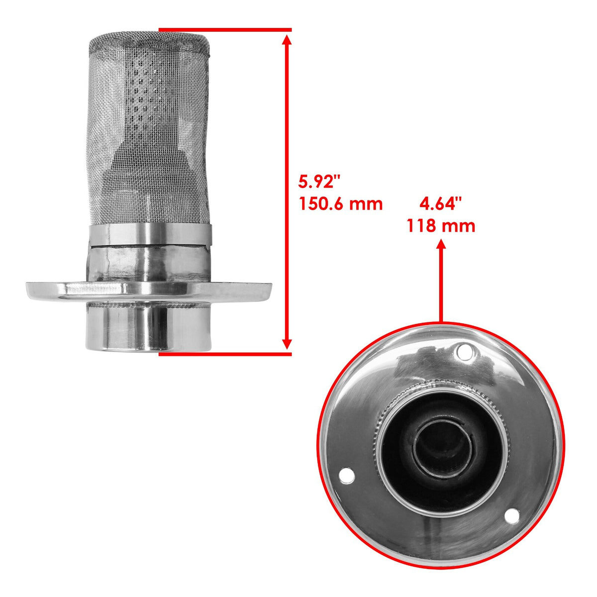 Exhaust Pipe Outlet Spark Arrester for Honda (2007–2021)