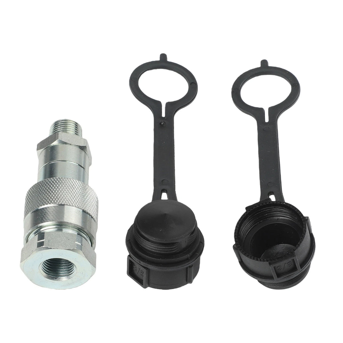 3/8 Inch NPT Hydraulic Quick Connector Set for Reliable Performance