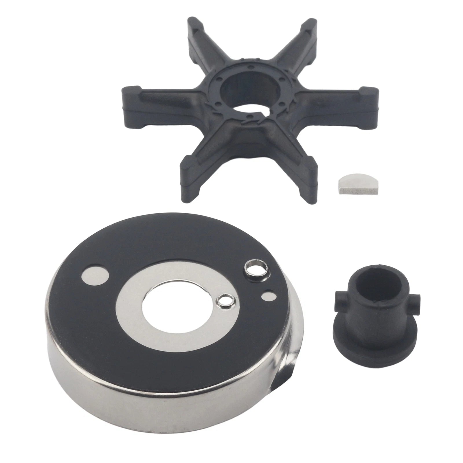Water Pump Impeller Repair Kit for Yamaha 2-Stroke 25 30 HP Outboard