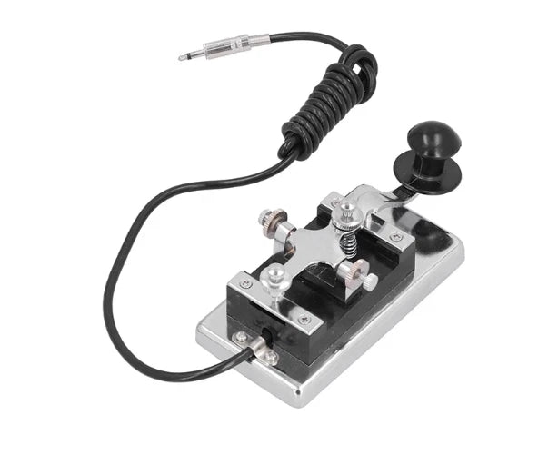 CW Shortwave Radio Key K4 Stainless Steel Paddle for Morse Code