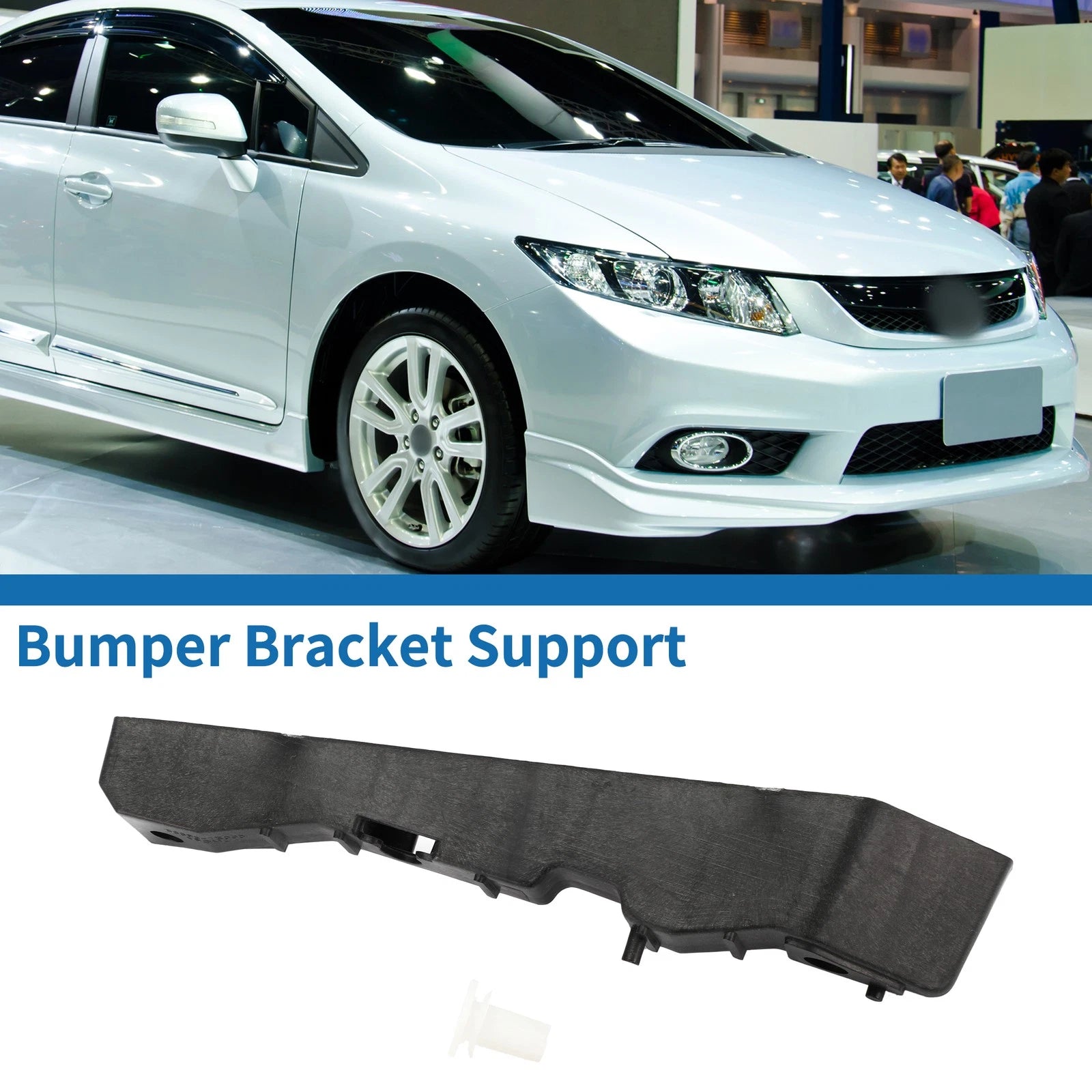 Left Front Bumper Retainer Bracket for Hyundai Accent (2006–2011)