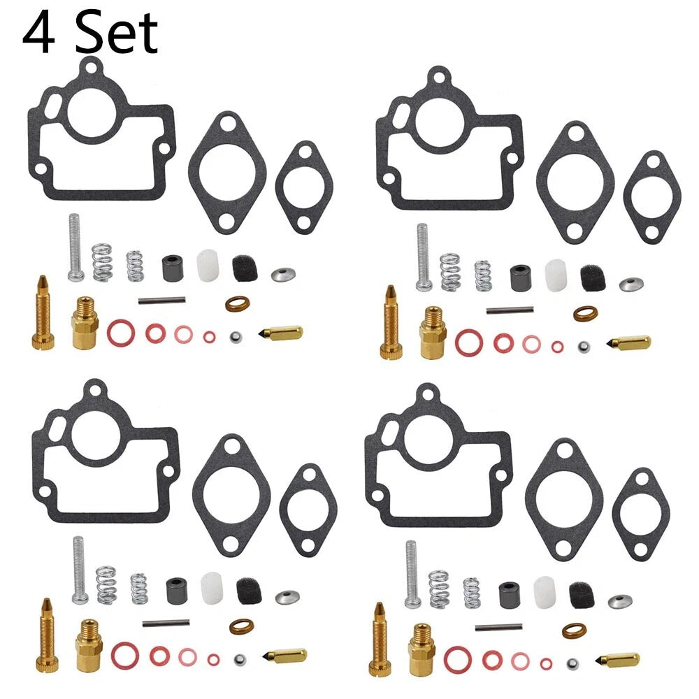 Set of 4 Carburetor Repair Kits for International Farmall IH H O4 W4 I4 HV Tractor