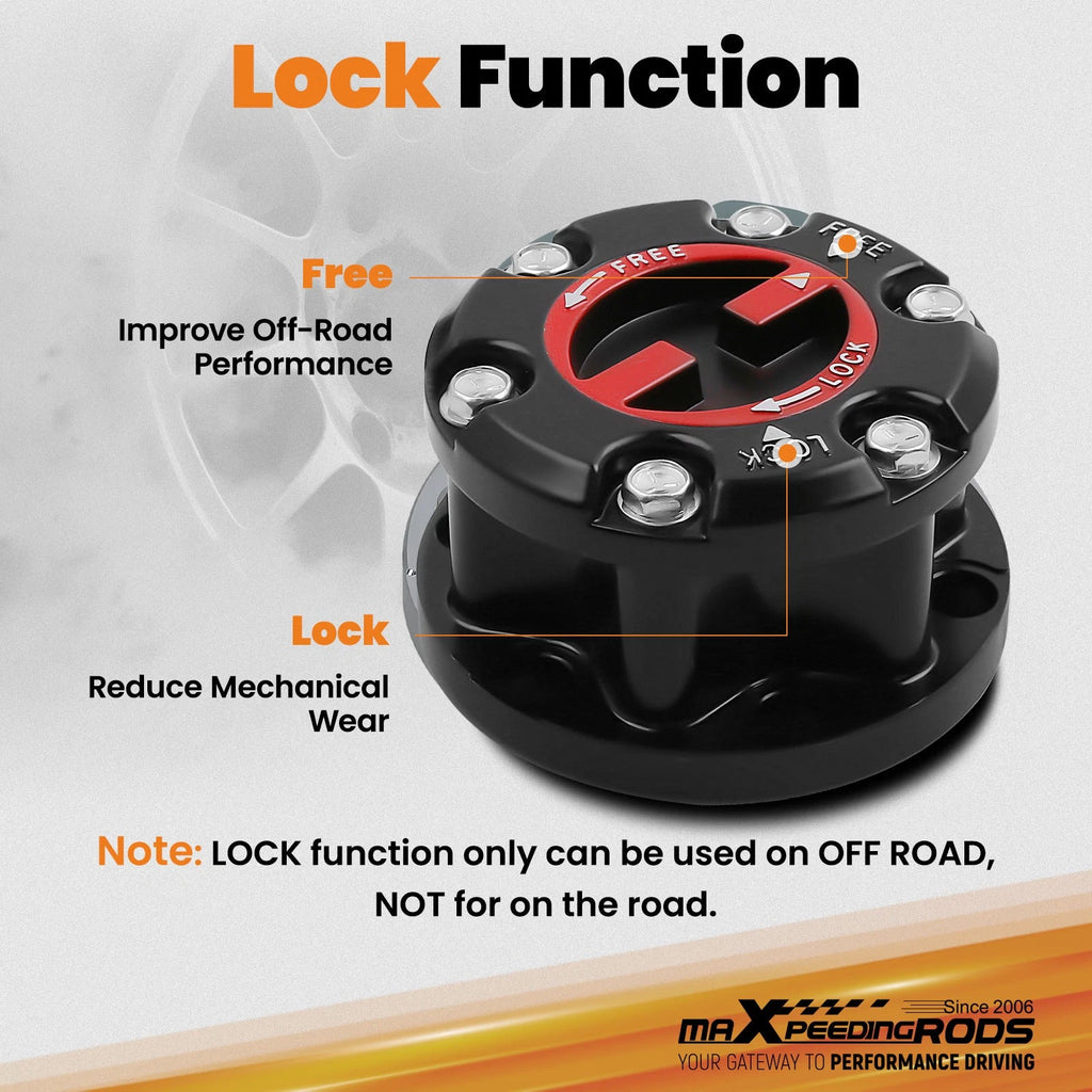 Locking Hub Front for Isuzu Trooper Jackaroo (1987–1993) & Opel Frontera (1991–up)