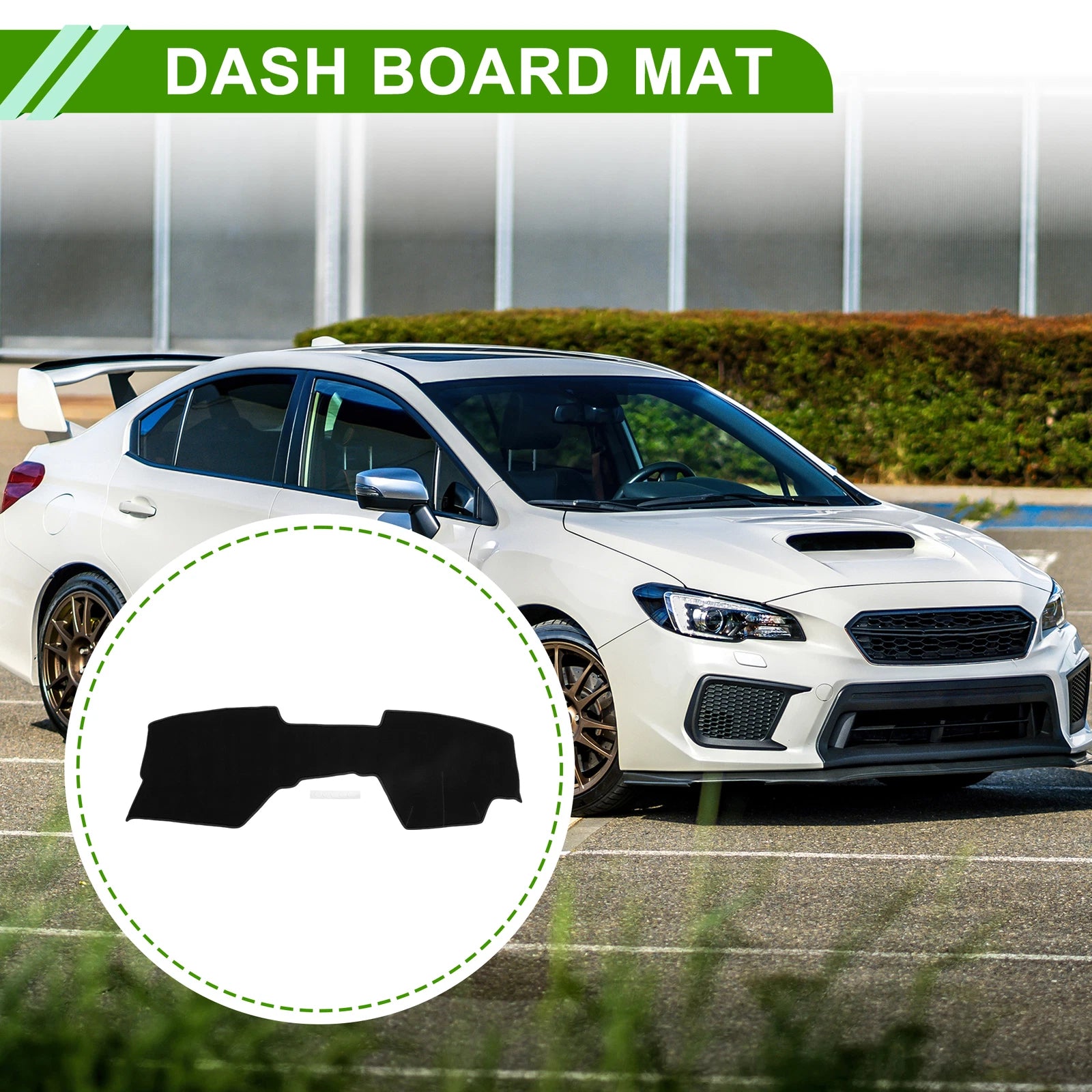 Dashboard Dash Cover Mat for Mazda3 BP (2019–2024) Black 1 Set