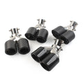 Y Shape Double Exit Exhaust Muffler Tip Nozzle for Universal Fit