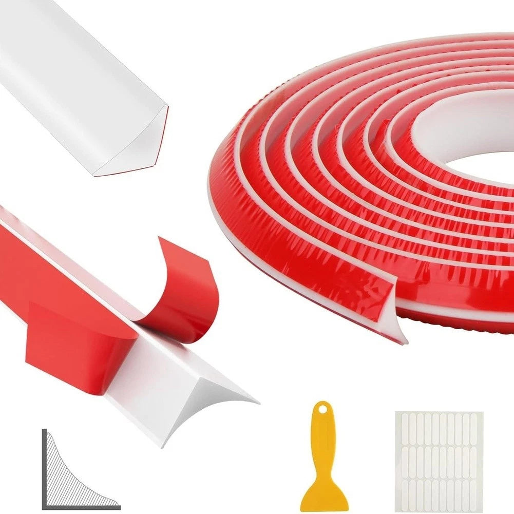 Silicone Corner Seal Tape for Bathroom (No Tools Required)