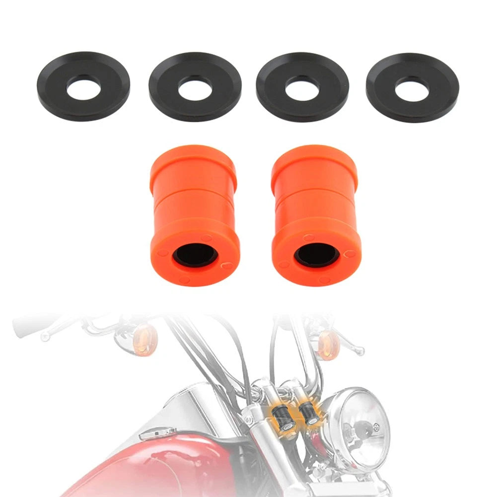 Polyurethane Handlebar Riser Bushings for Harley Softail Dyna FXD Sportster XL (–2023)