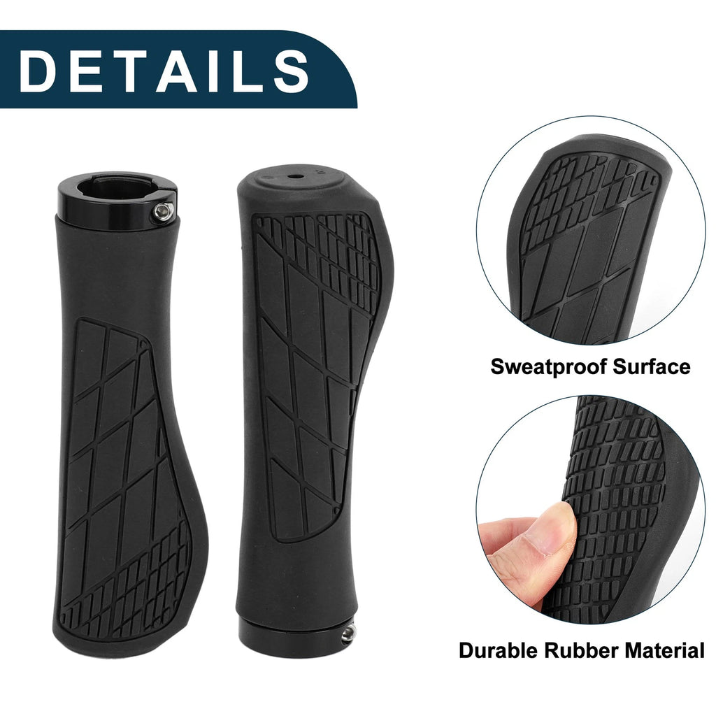 Bike Handlebar Grips Set 134mm Lightweight MTB End Covers for 1 Pair