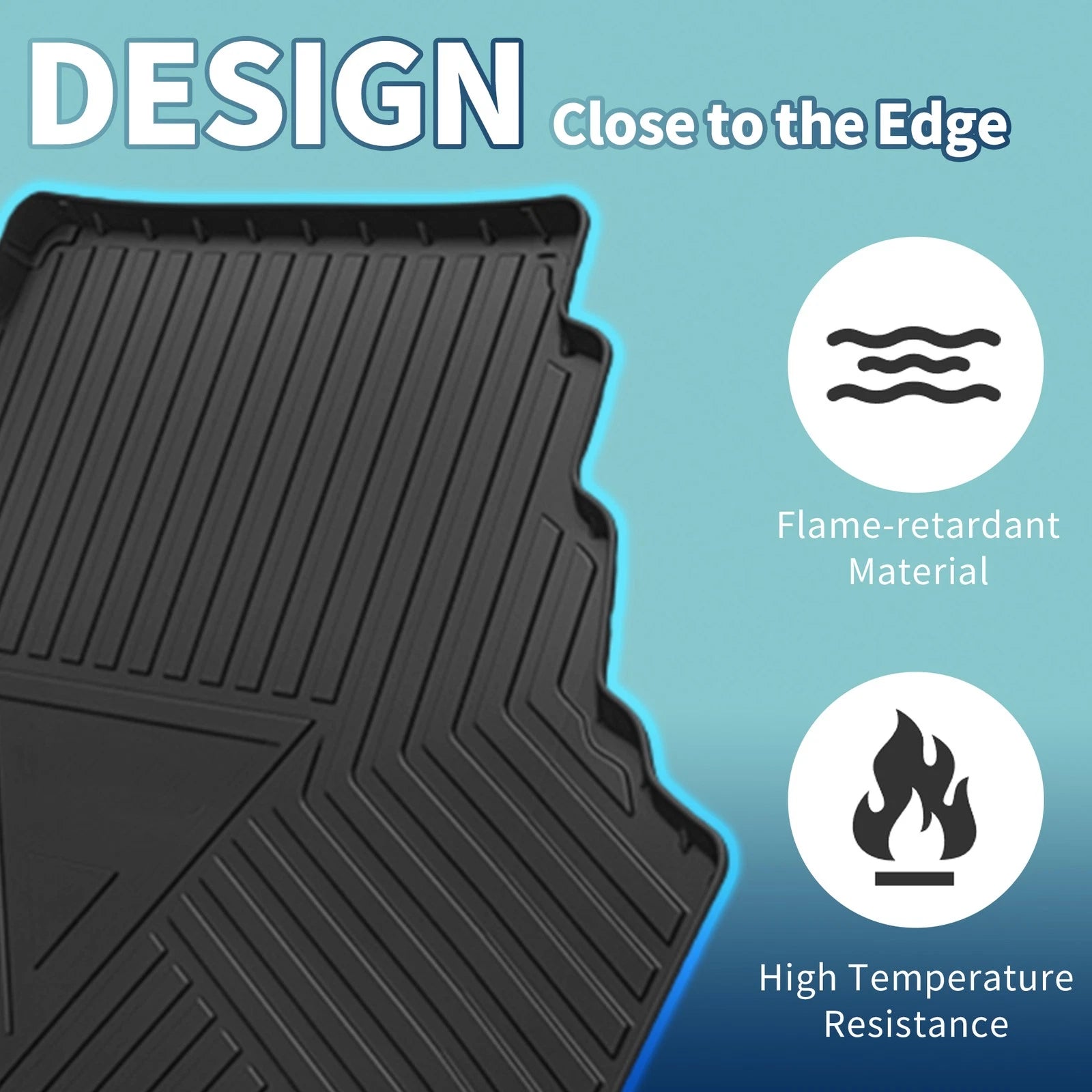 Cargo Liner Rear Trunk Mat TPE Flat for Lexus ES (2005–2012)