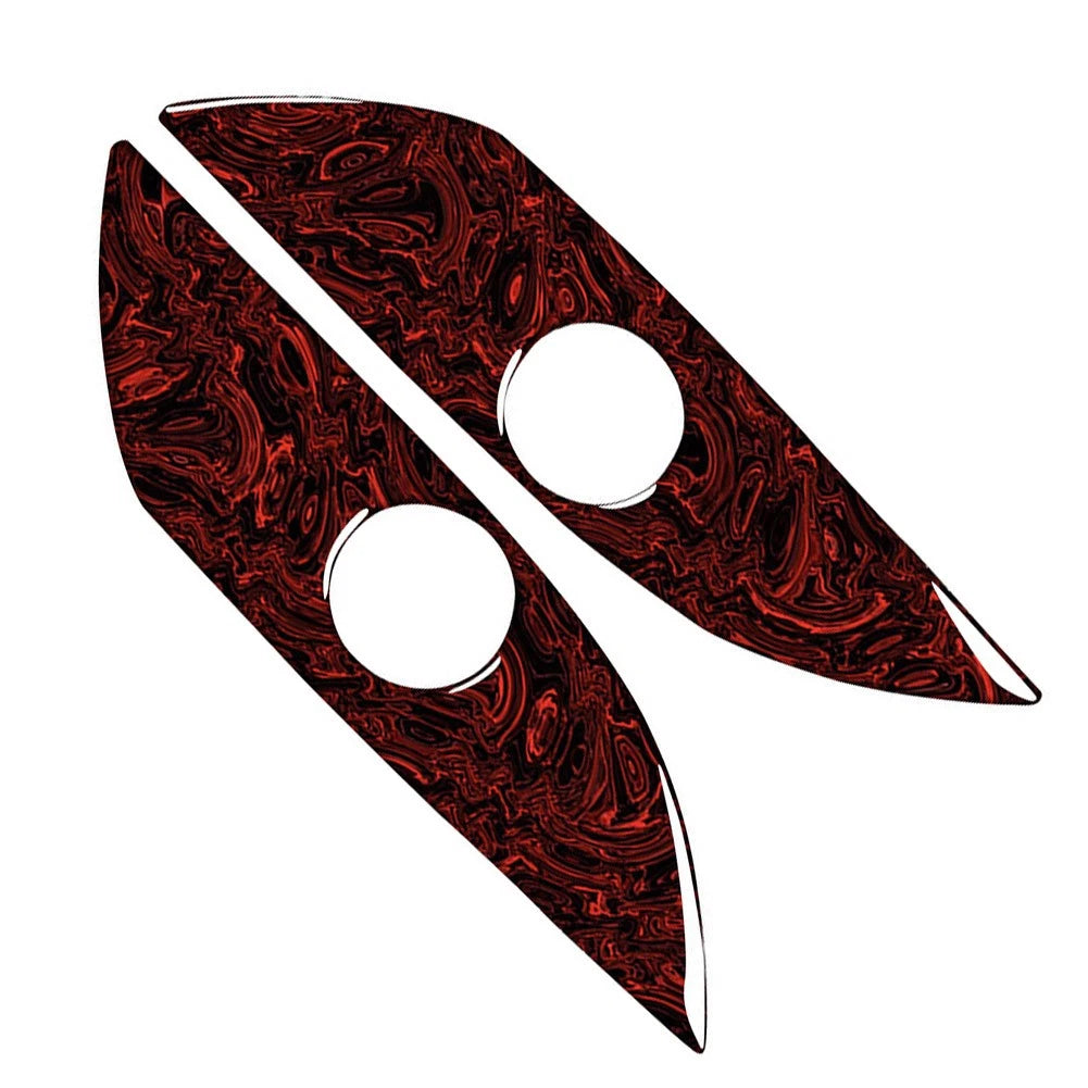Front Seat Side Panel Cover Trim for Benz C Class W205 (2015–2021) Fire Red