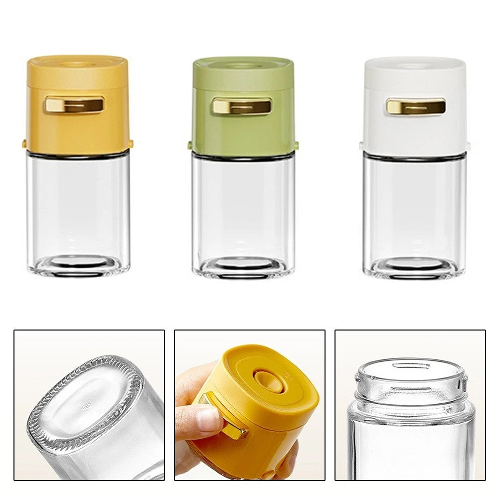 Seasoning Tank Salt Shaker Metering Curved Bottle