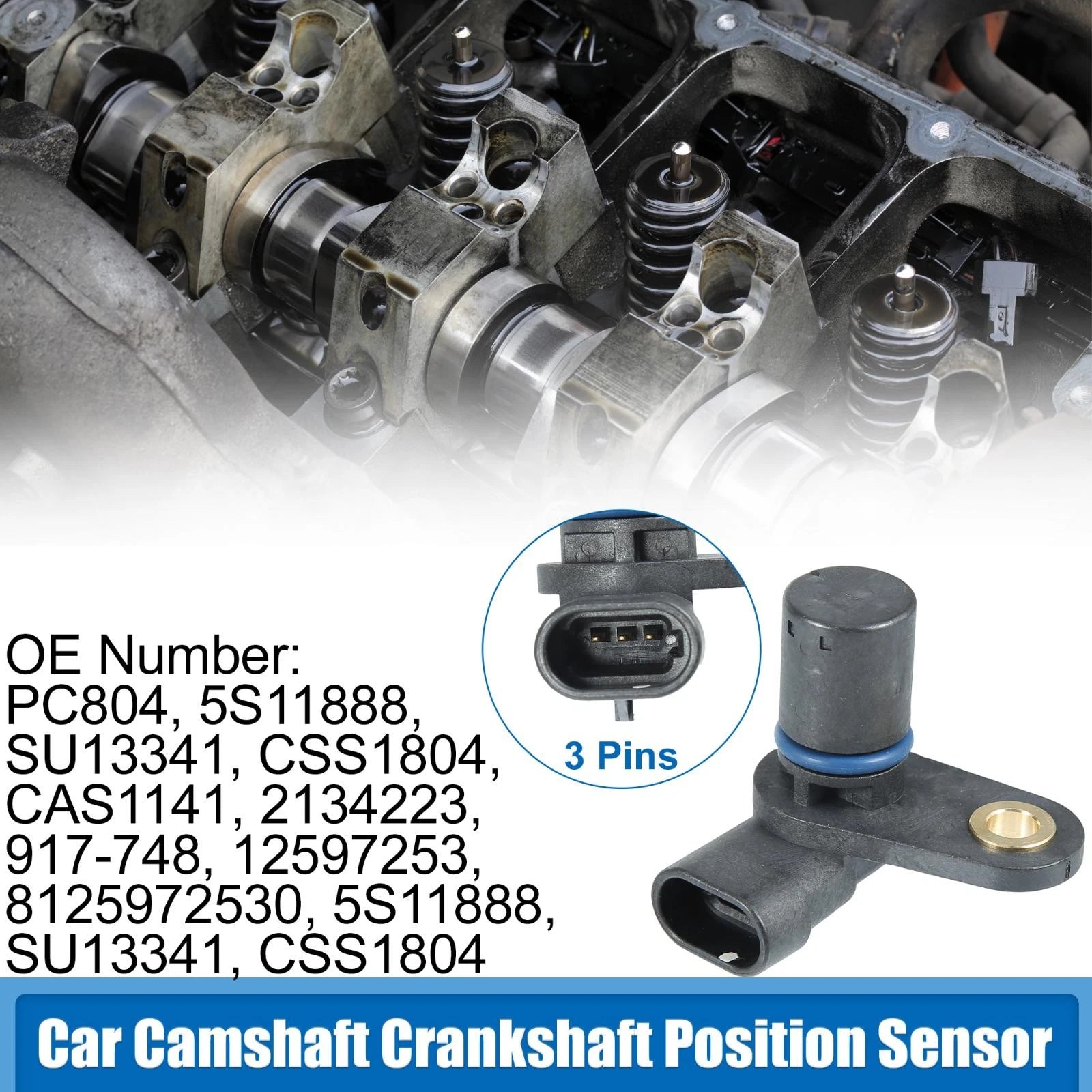 Crankshaft Camshaft Position Sensor Replacement for Chevy GMC (2015–2019)