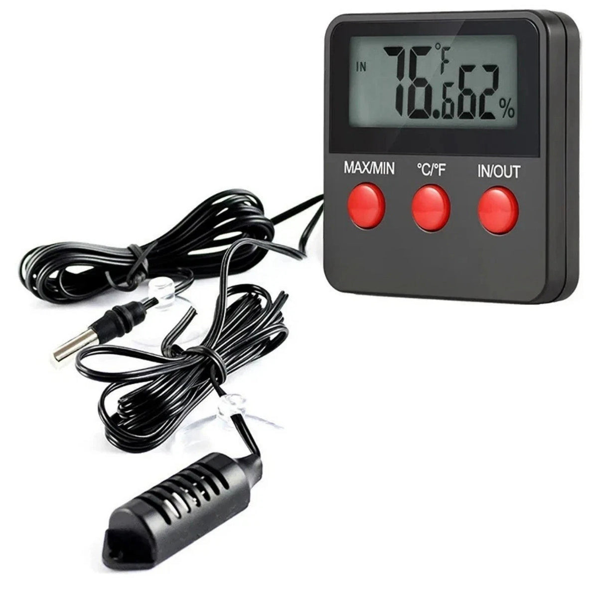 Electronic Temperature Humidity Monitor with Probe for Brooder Incubator (2023)