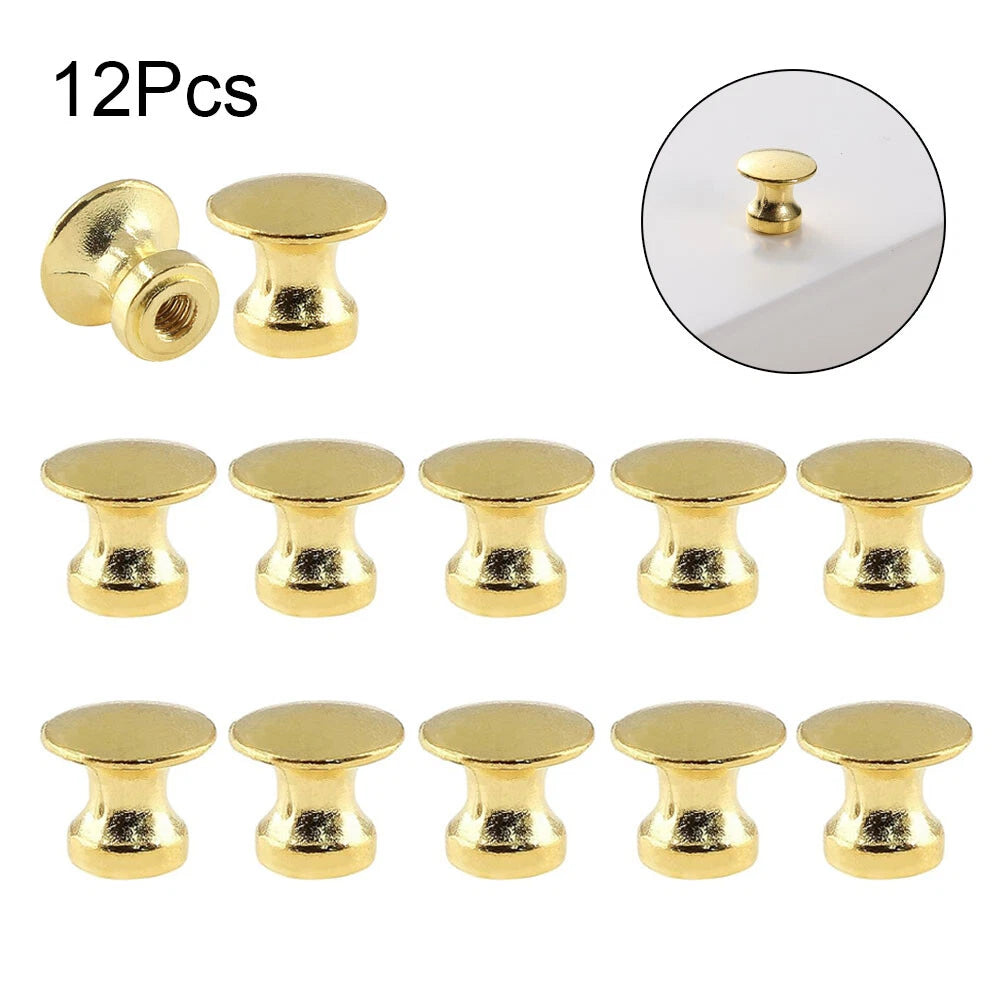 12Pcs Antique Drawer Cabinet Knob Jewelry Box Wooden Cases Wardrobe Pull Handle