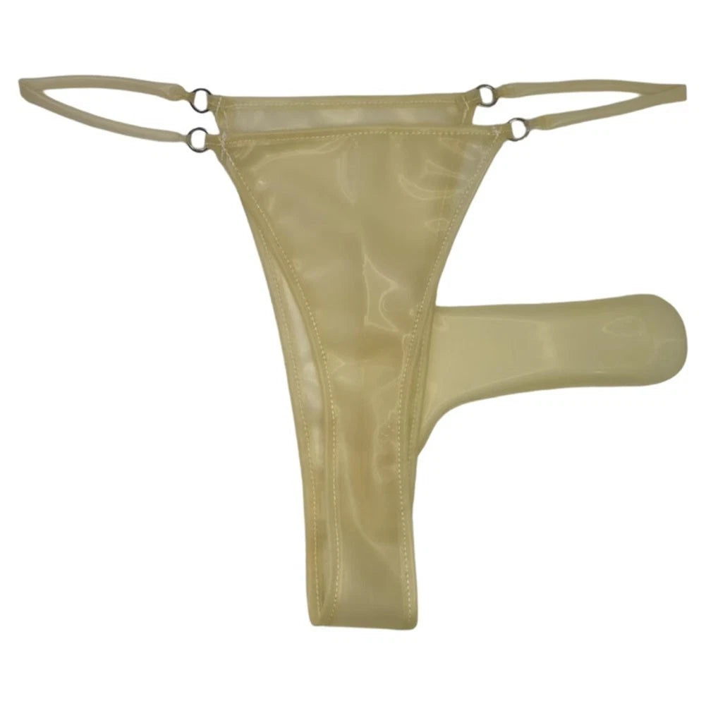 Latex Thong for Men - See Through Fitted Cut
