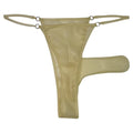 Latex Thong for Men - See Through Fitted Cut