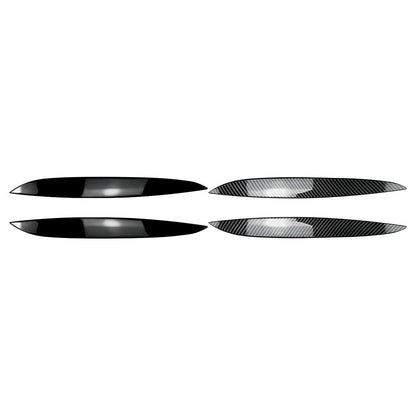 2 Pcs ABS Headlight Eyebrow Eyelid Trim for VW Golf MK4 (1997–2005)