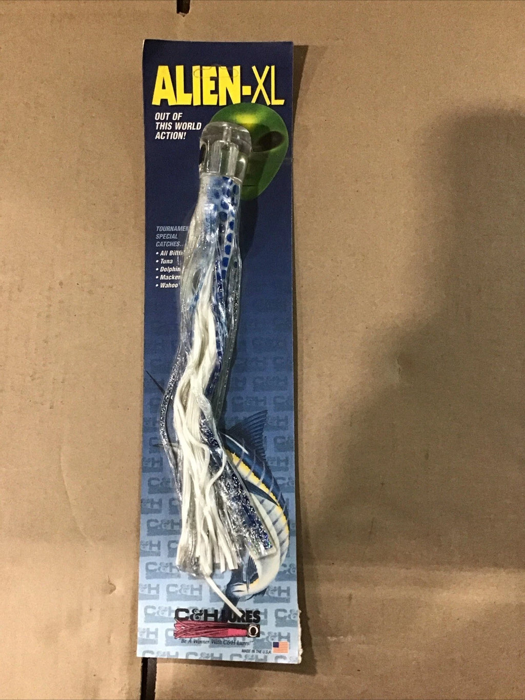 C&H Alien-Xl 10-1/2" Blue/Silver/White for (ALX-27)