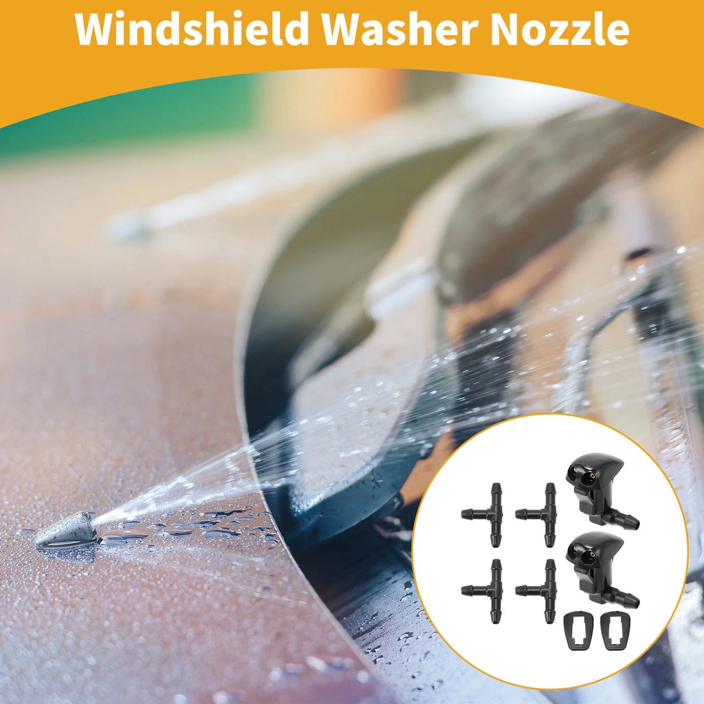 Windshield Washer Nozzle Kit with Gaskets for Toyota RAV4 (2000–2004)