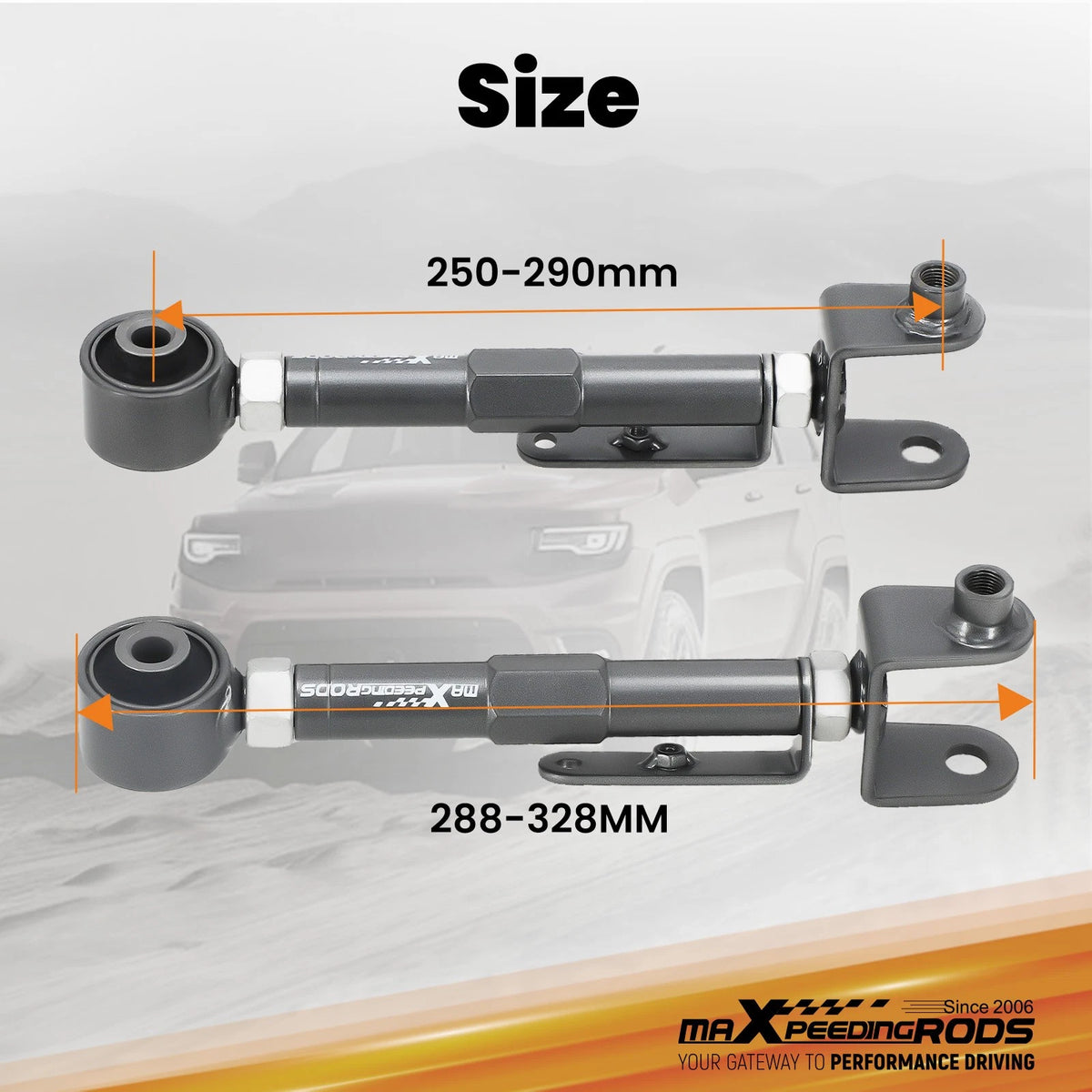 Adjustable Rear Camber Kit for Honda CR-V (2002–2006) & Element (2003–2011)