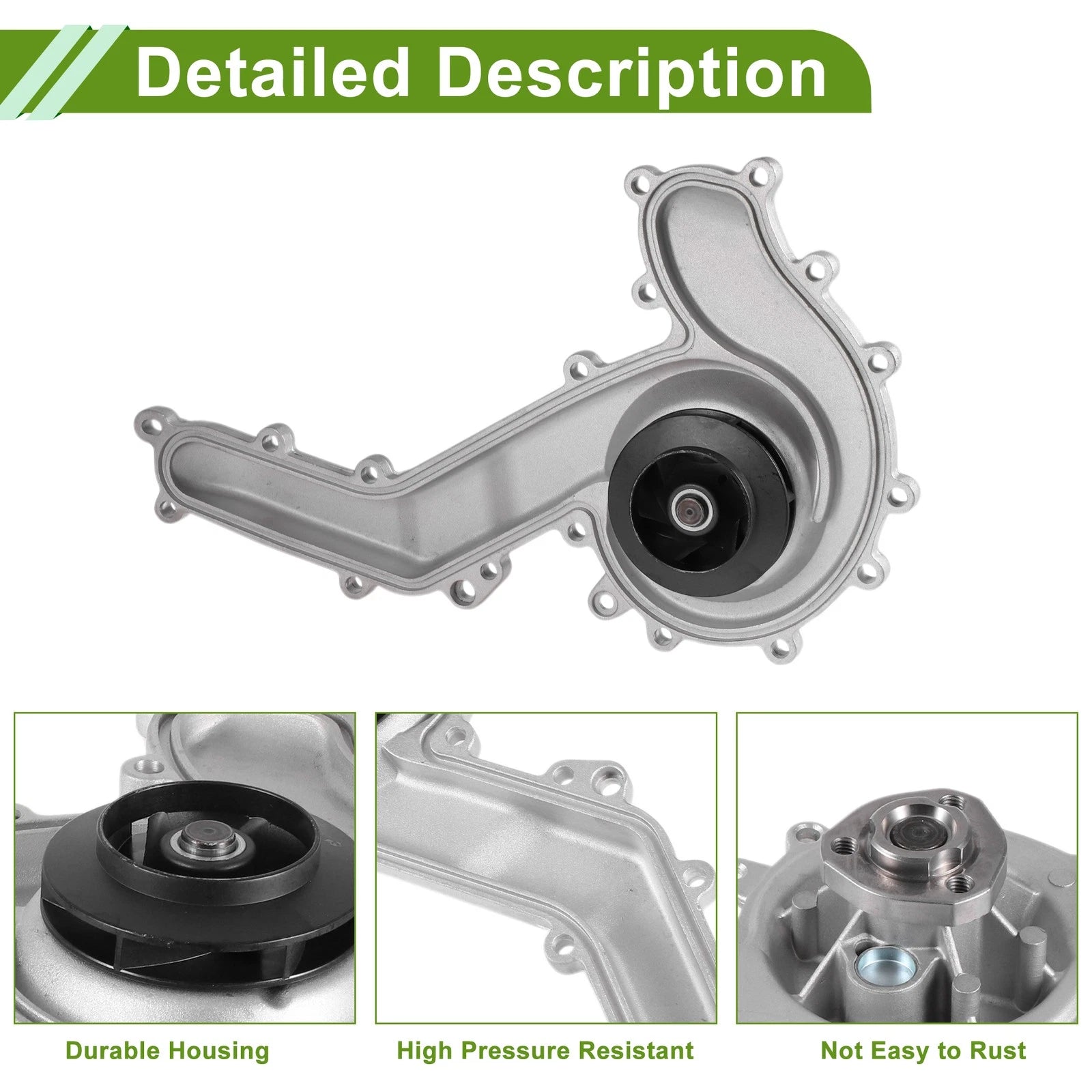 Engine Water Pump for Audi A6 (2014–2022) No. 059121008G Cooling
