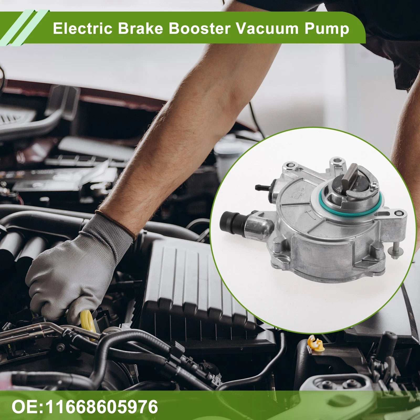 Engine Vacuum Pump OEM Replacement for BMW 550i GT (2010–2015)