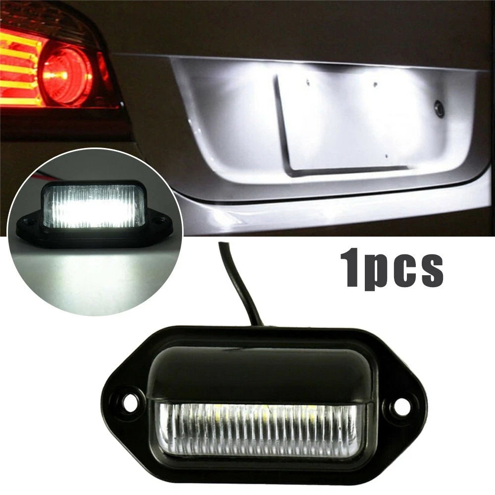 6-LED Waterproof License Plate Light for Car/Boat/Truck/Trailer