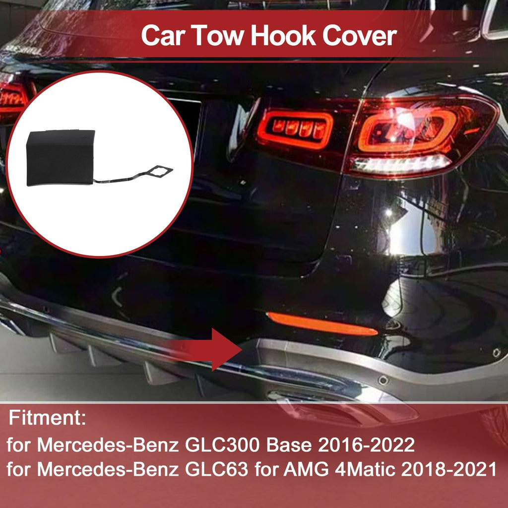 Tow Hook Cover Cap Replacement for Mercedes-Benz GLC300 (2016–2022)