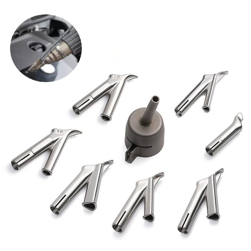 8PCS Hot Air Welding Tip Nozzles 5mm 7mm for PVC Vinyl Projects