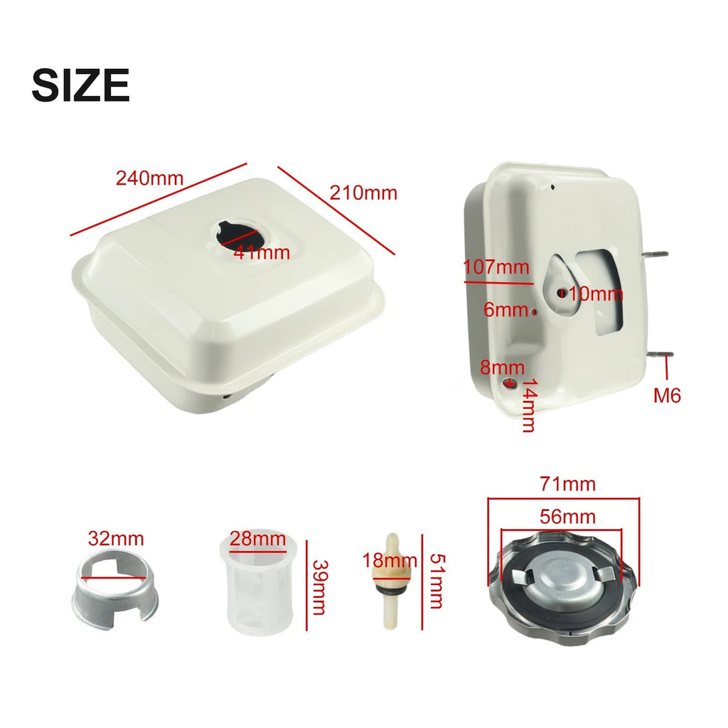 Fuel Tank Assembly for Advanced Performance Engines (3L Capacity)