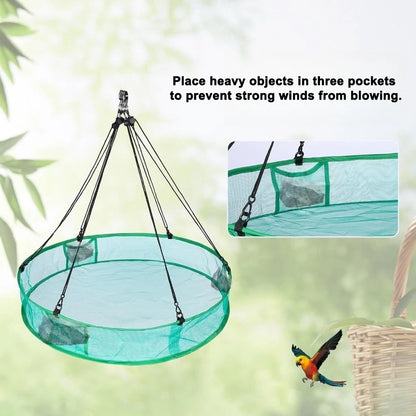 Hanging Bird Feeder for Weather-Resistant Use - Easy to Clean, 4 Hooks