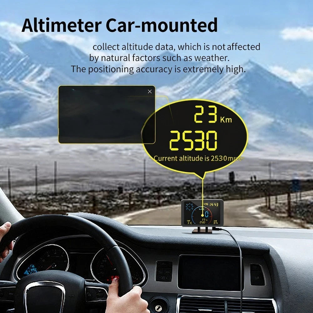 HUD for Vehicle with GPS Navigation (2010–2023)