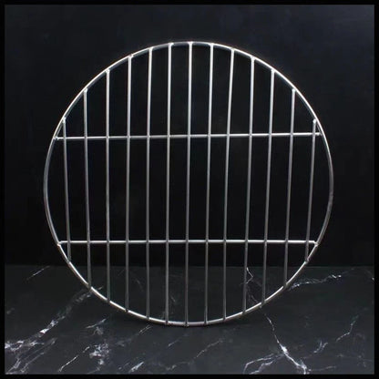 38cm Round Stainless Steel BBQ Grid for Grilling Baking Roasting