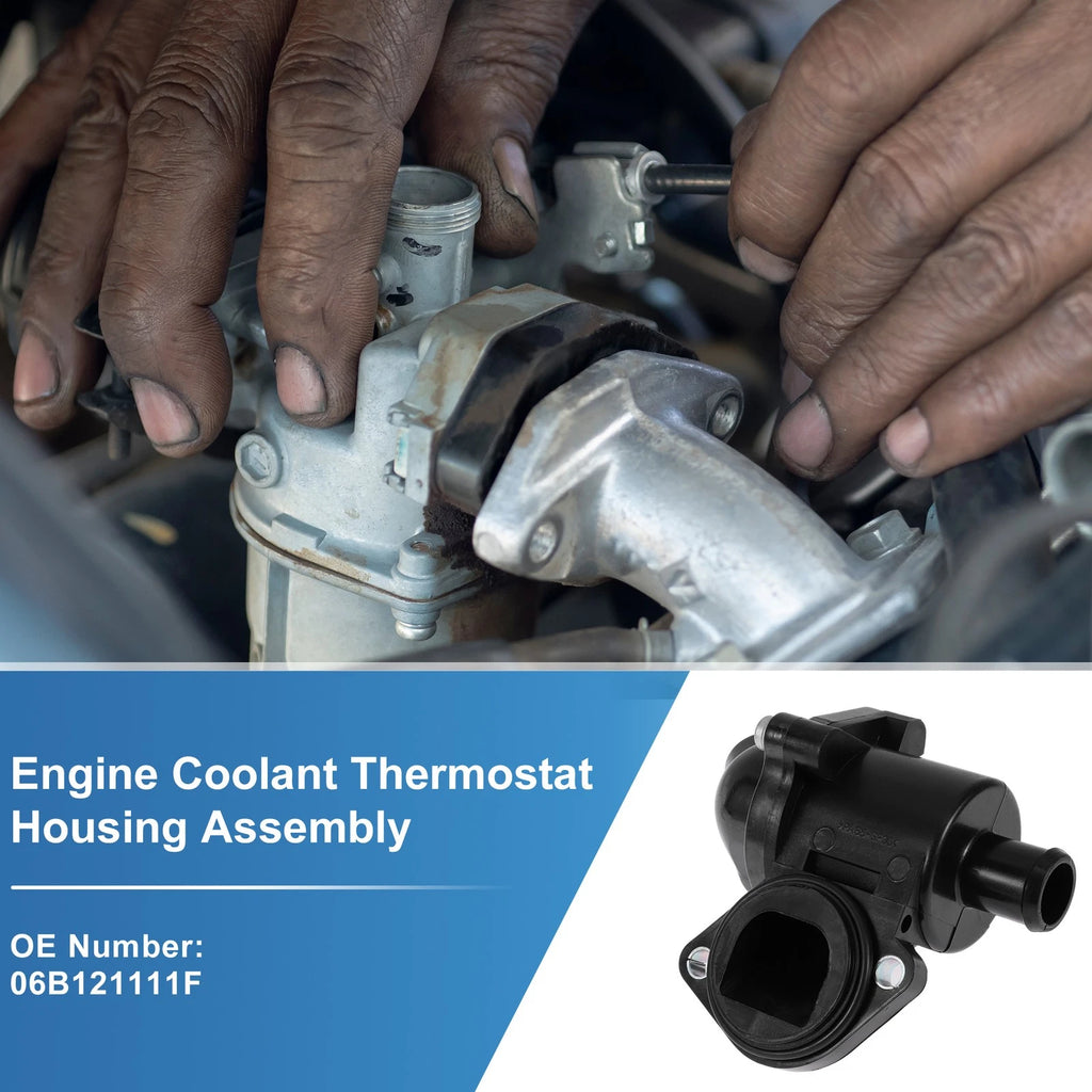 Engine Coolant Thermostat Housing Assembly for Audi A4 B6 1.8T (2002–2008)