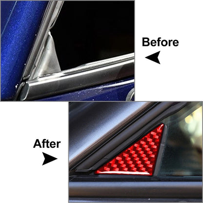 Carbon Fiber Side Window Pillar Trim Panel for Dodge Challenger (2015–2023)