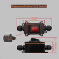 Junction Box with Illuminated Rocker Switch for Heavy Duty Use (IP67)