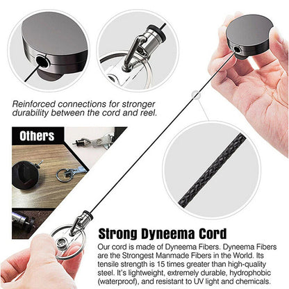 Retractable Key Chain Key Holder for Heavy Duty Use