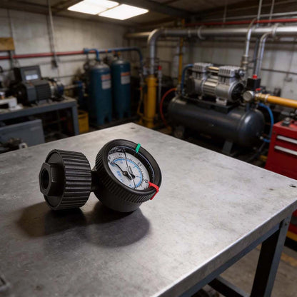 PP Diaphragm Pressure Gauge 0 to 10KG with 12PT Internal Thread