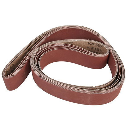Set of 7 Sanding Belts for 2" x 82" Sander