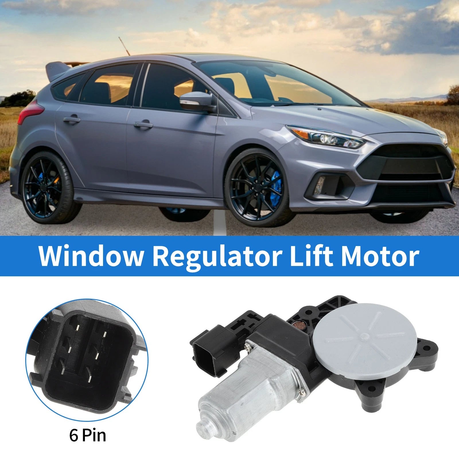 Power Window Regulator Lift Motor for Ford Focus (2012–2018)