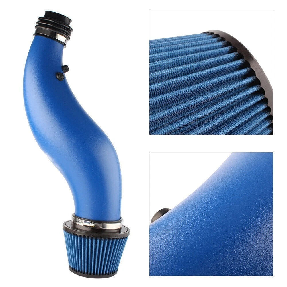 Air Intake Pipe for Honda Civic (1992–2000) with Air Filter, Blue