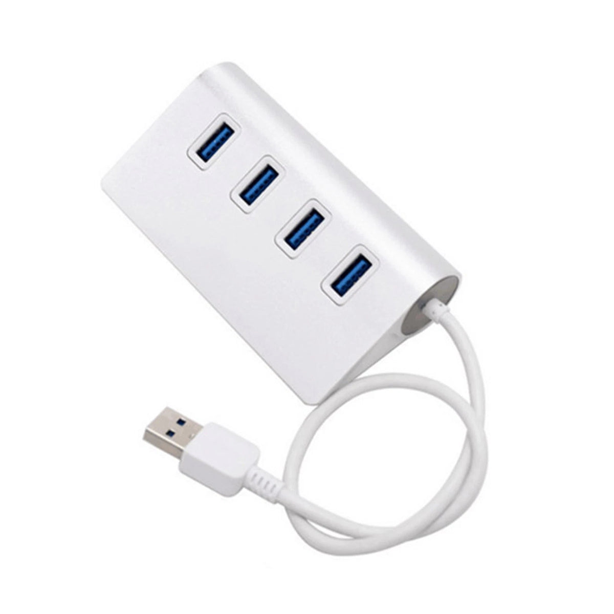 4-Port USB 3.0 Aluminum Hub Adapter for PC/Laptop