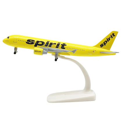 A320 Model Plane for US Spirit (1:300 Scale, 20cm Alloy)